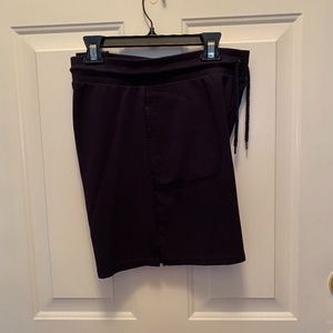 Navy Terry Short with draw string